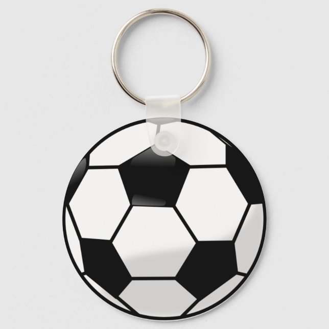 Botão Soccerball Chaveiro (Frente)