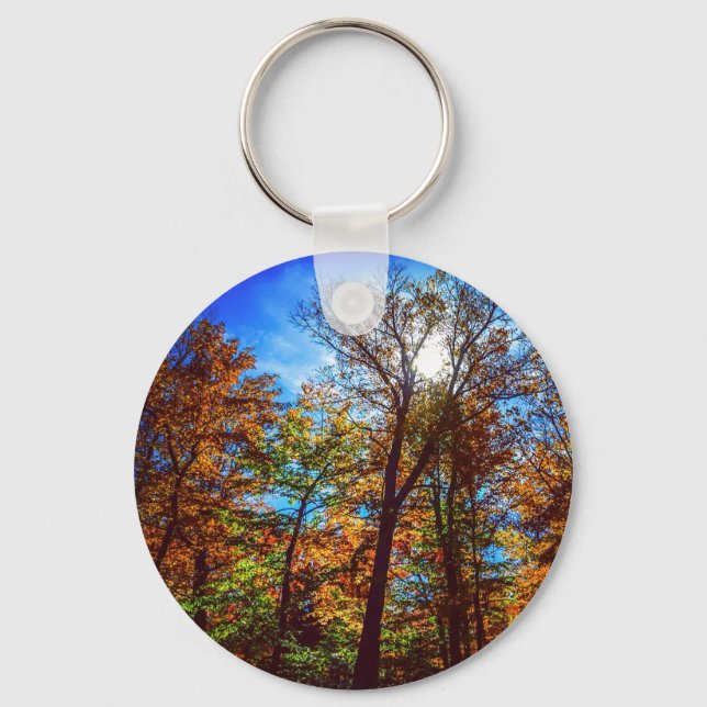 Botão Sunshine de outono Chaveiro (Frente)