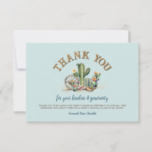Botas de Cacto Florindo Azul Turquesa Cartões de A