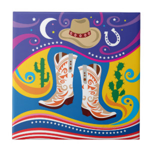 Botas de Cowboy e Estrelas do Deserto
