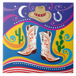 Botas de Cowboy e Estrelas do Deserto