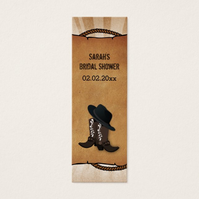 botas de cowboy marcações de presentes personaliza (Frente)