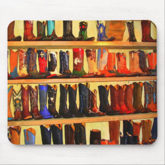 Botas de vaqueiro Mousepad