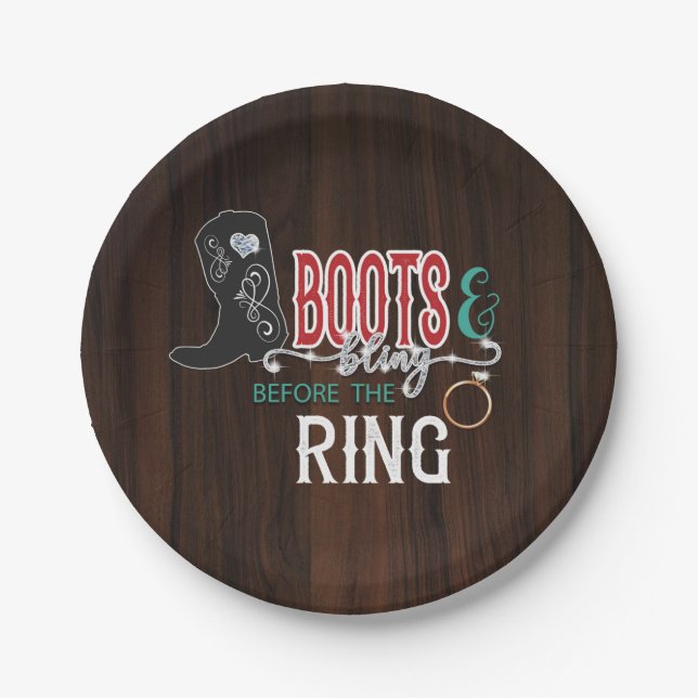 Botas e Brilho Antes do Prato do Anel (Frente)