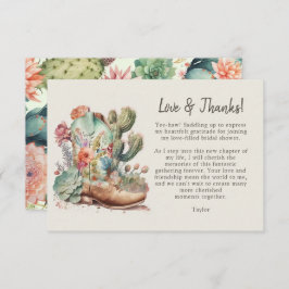 Botas e Espumante: Cartão de Agradecimento para Ch