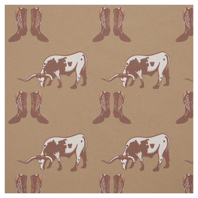 Botas e tecido ocidental da carne com boi de (Modelo)