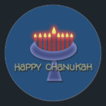 Botas etiquetas de Chanukah<br><div class="desc">Comemorar Chanukah com este impressionante design gráfico menorah contra um fundo azul escuro para enfatizar as velas iluminadas. Este produto é personalizável, permitindo que você adicione texto, imagens e/ou logotipo a ele. Sinta-se livre para também redimensionar, reposicionar ou até mesmo substituir a imagem modelo por uma de suas. Para nossa...</div>