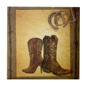 botas primitivas de vaqueiro-ferradura no oeste