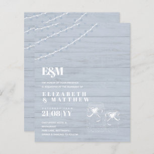 Bote Azul Dusty Boo MasonJars