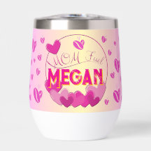 Botella de agua Mom Fuel coffee editable