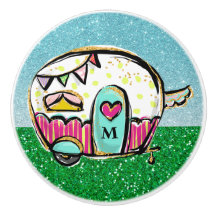 Botões Cerâmicos de Camper