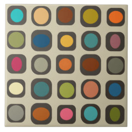 Botões Coloridos Modernos do meio século