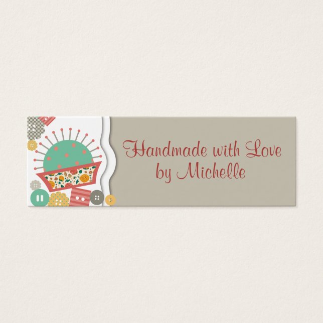 botões de costura pinças florais costureira (Frente)