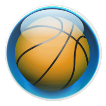 Botões de Gaveta de Basquete Esportivo