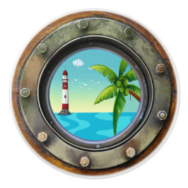 Botões de Gaveta de Porthole Náutica