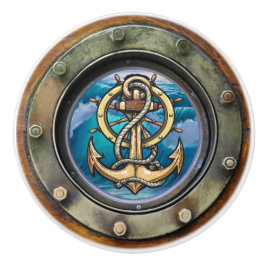 Botões de Gaveta de Portol Náutico ANCHOR