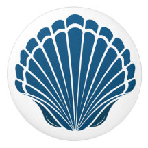 Botões de Gaveta do Shell do Mar de Praia - SRF