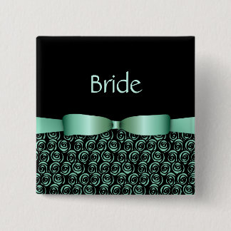 Bóton Quadrado 5.08cm 100 botões de casamento dos Rosettes -