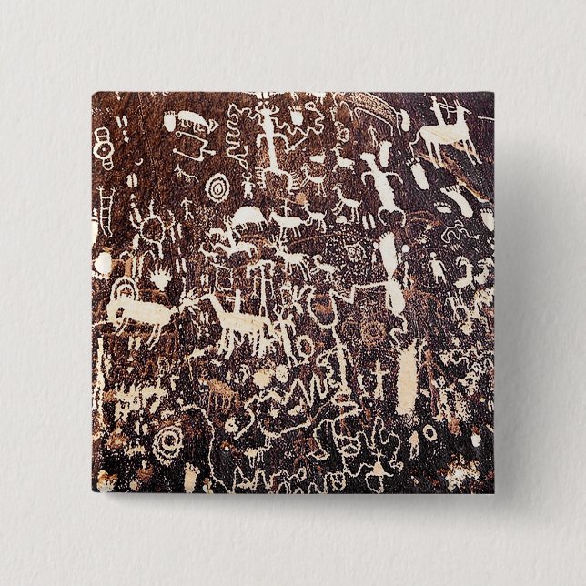 Bóton Quadrado 5.08cm 1. Rocha de jornal (Frente)