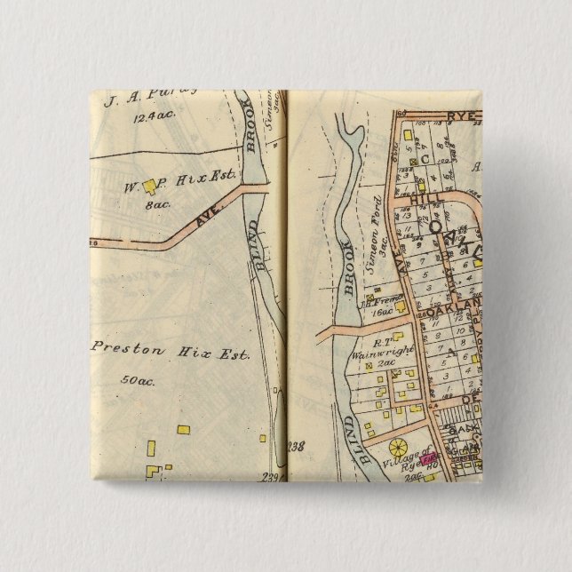 Bóton Quadrado 5.08cm 238239 Centeio (Frente)