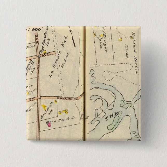 Bóton Quadrado 5.08cm 246247 Centeio (Frente)