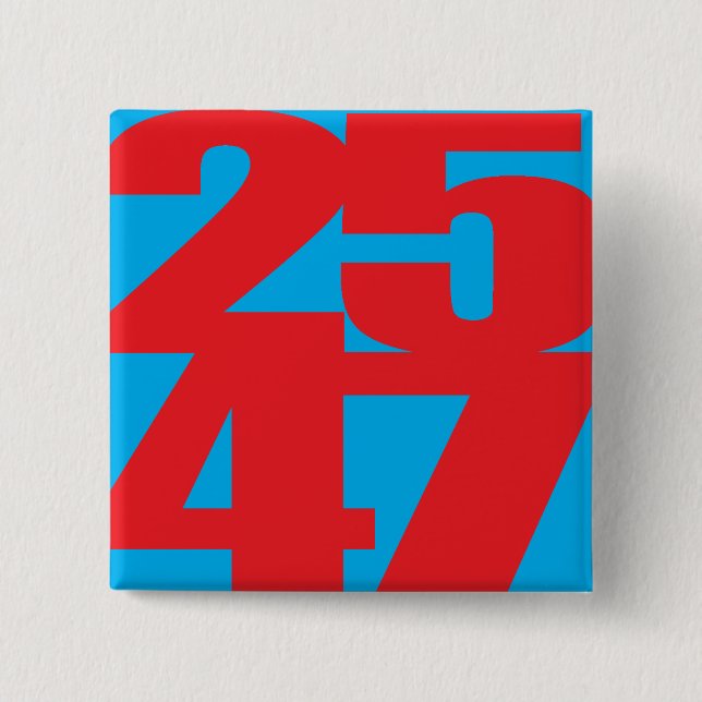 BÓTON QUADRADO 5.08CM 25 47 (Frente)