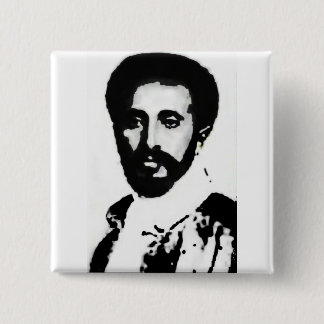 Bóton Quadrado 5.08cm 2" ELE Haile Selassie mim crachá