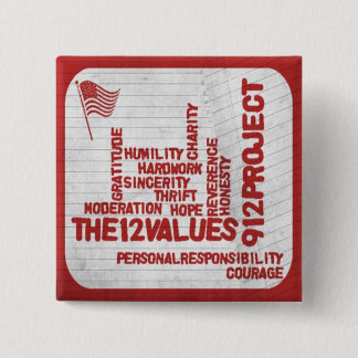 Bóton Quadrado 5.08cm 9/12 de botão do apoio do projeto