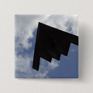 Bóton Quadrado 5.08cm A B-2 Espírito em voo