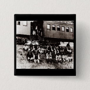 Bóton Quadrado 5.08cm A banda de Geronimo