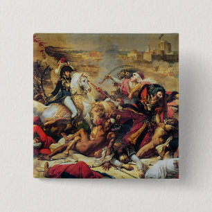 Bóton Quadrado 5.08cm A batalha de Aboukir, o 25 de julho de 1799