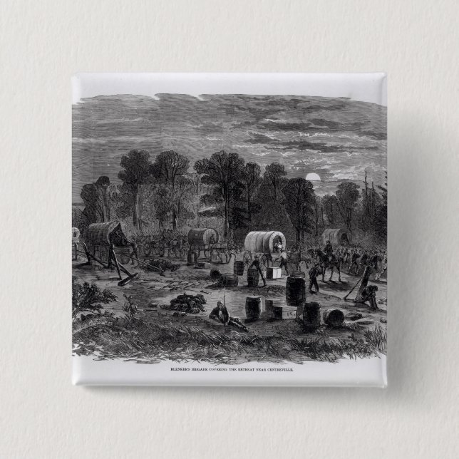 Bóton Quadrado 5.08cm A brigada de Blenker (Frente)