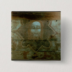 Bóton Quadrado 5.08cm A cabeça do cristo, c.1280