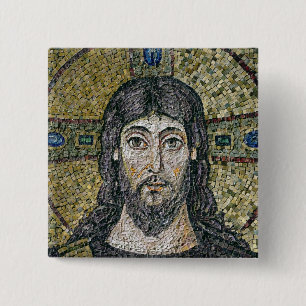 Bóton Quadrado 5.08cm A cara do cristo