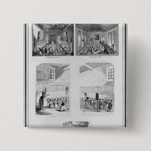 Bóton Quadrado 5.08cm A casa de foundling