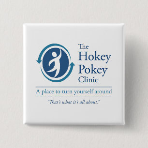 Bóton Quadrado 5.08cm A clínica do Pokey de Hokey
