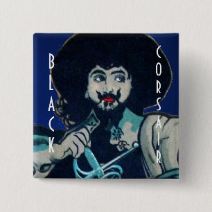 Bóton Quadrado 5.08cm A cor azul-escura da pastilha