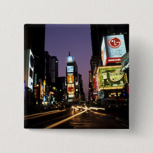 Bóton Quadrado 5.08cm A cor da beleza e a energia do famoso Times