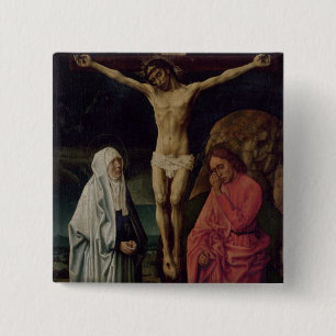 Bóton Quadrado 5.08cm A crucificação (painel) 2
