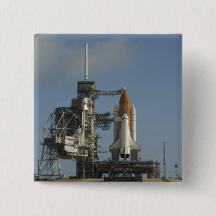 Bóton Quadrado 5.08cm A descoberta do vaivém espacial senta 2 prontos