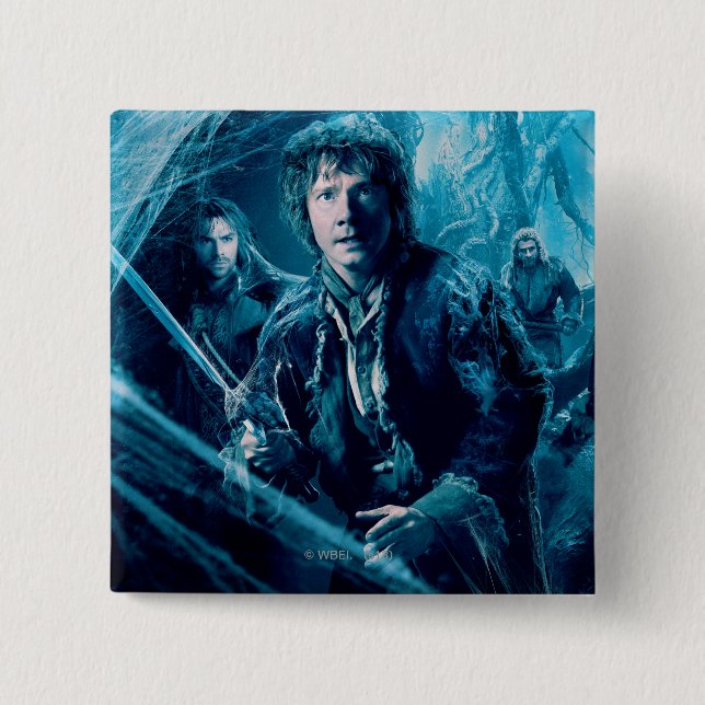 Bóton Quadrado 5.08cm A Empresa Em Mirkwood (Frente)