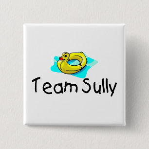 Bóton Quadrado 5.08cm A equipe Sully o pato
