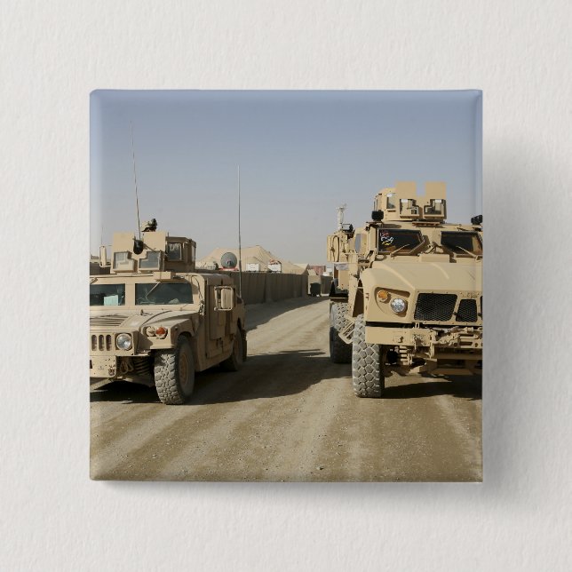 Bóton Quadrado 5.08cm A escova resistente às minas protegida (Frente)