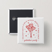 A estética da coqueta da festa de Galentine