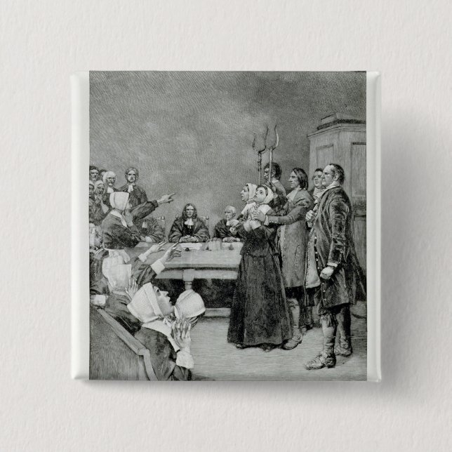 Bóton Quadrado 5.08cm A experimentação de uma bruxa (Frente)