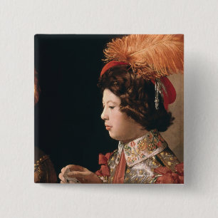 Bóton Quadrado 5.08cm A fraude com o ás de diamantes