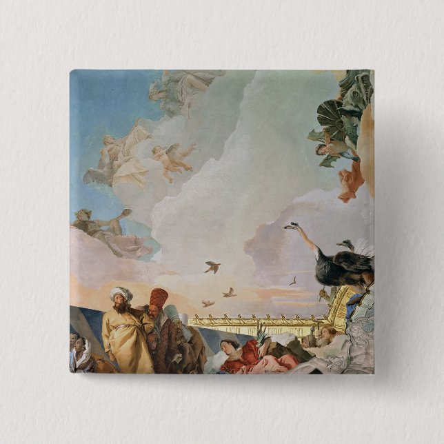 Bóton Quadrado 5.08cm A glória da espanha III (Frente)