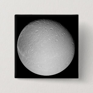 Bóton Quadrado 5.08cm A lua Dione de Saturn