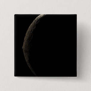 Bóton Quadrado 5.08cm A lua Iapetus de Saturn