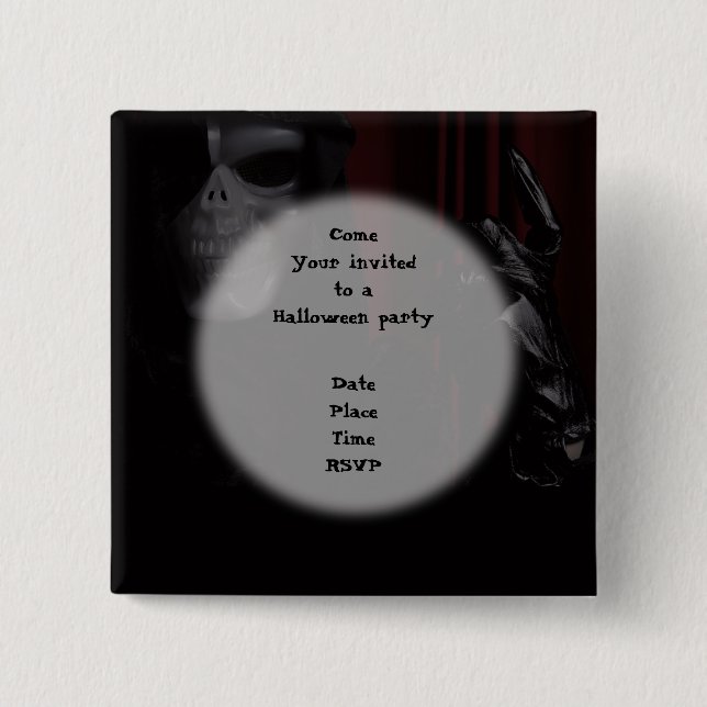 Bóton Quadrado 5.08cm A luva - (Frente)